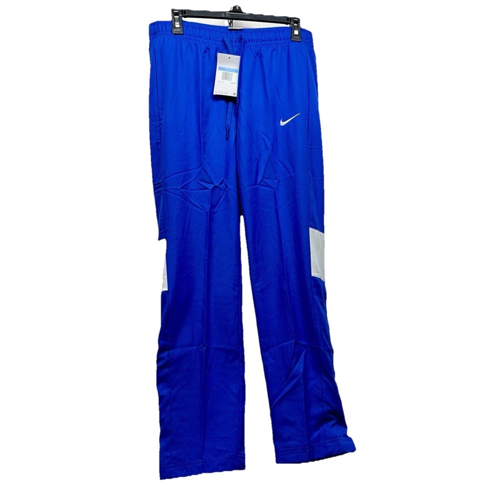 Nike Pants Womens Medium Blue Dri-FIT Track Woven Football Training CJ1805-494